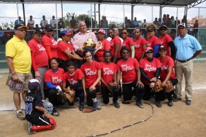 Distrito Nacional "A" campeón copa Juan Pablo Duarte de Softbol Femenino