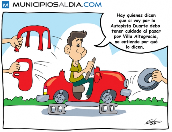 Hay quienes no lo quieren creer, pero ¿quién se atreve a cojer por la Autopista Duarte a ver si le sucede?