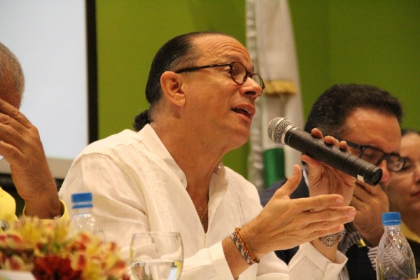 Jose Antonio Rodríguez, ministro de Cultura habla durante la sesión. 