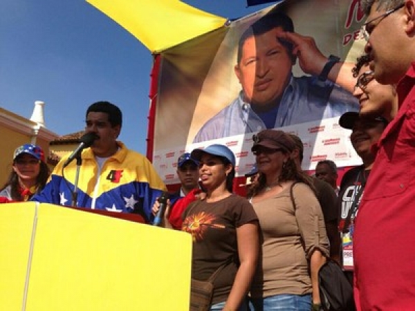 Maduro ha resgitrado un avance de 3,1 por ciento en las encuentas. (Foto: Vía Twitter)