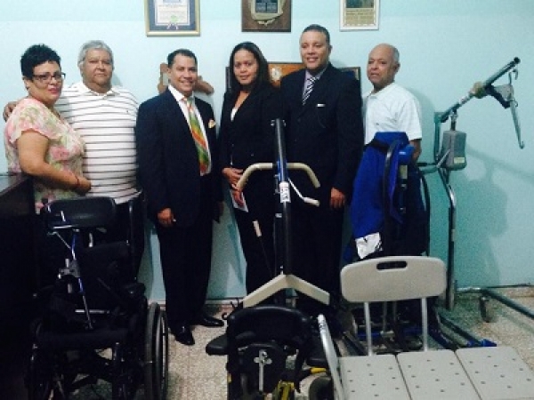 Guerrero entrega equipos a rehablitación de San Cristóbal