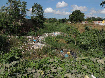 Denuncian cañada Capacho lleno de basura: 