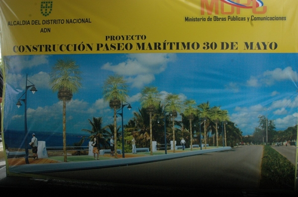 AND y Mopc inician construcción del Paseo Marítimo 30 de Mayo
