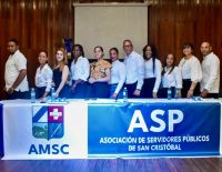 Juramentan directiva de la Asociación de Servidores Públicos del Ayuntamiento de San Cristóbal.
