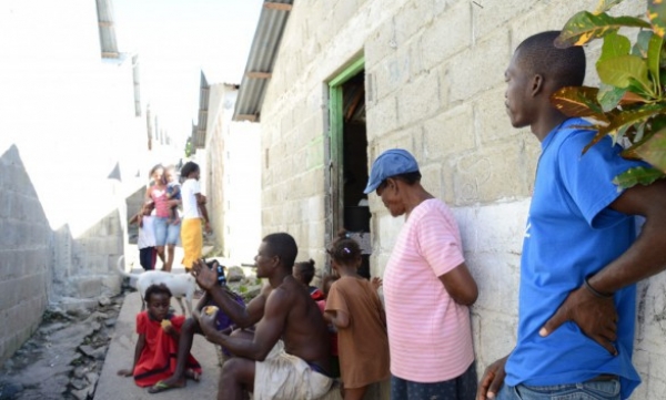 Haitianos ilegales en Los Algodones, municipio Montellano, provincia Puerto Plata