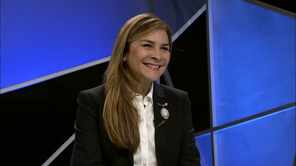 Alcaldesa del Distrito Nacional, Carolina Mejía.