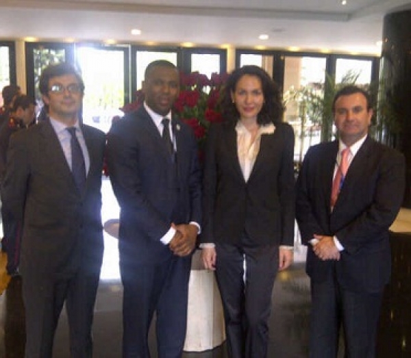 Foto del director de la ENMP, Wilson Camacho, en Colombia.