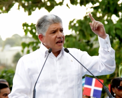 Eduardo Estrella, presidente del Partido Dominicanos por el Cambio.