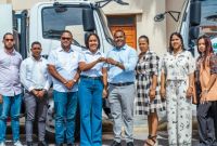 Los camiones fueron donados por el Ministerio Administrativo de la Presidencia.