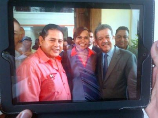 Ex senador Mario Torees junto al Ex presidente Fernández 