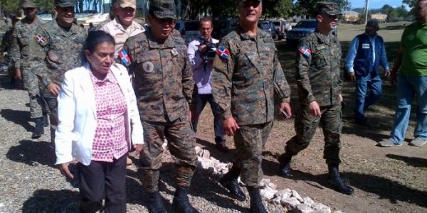 Jefe del Ejército Nacional visita provincia Dajabón