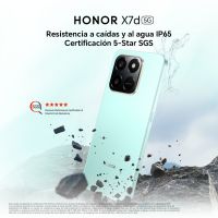 El HONOR X7d tiene una batería de 6500mAh.