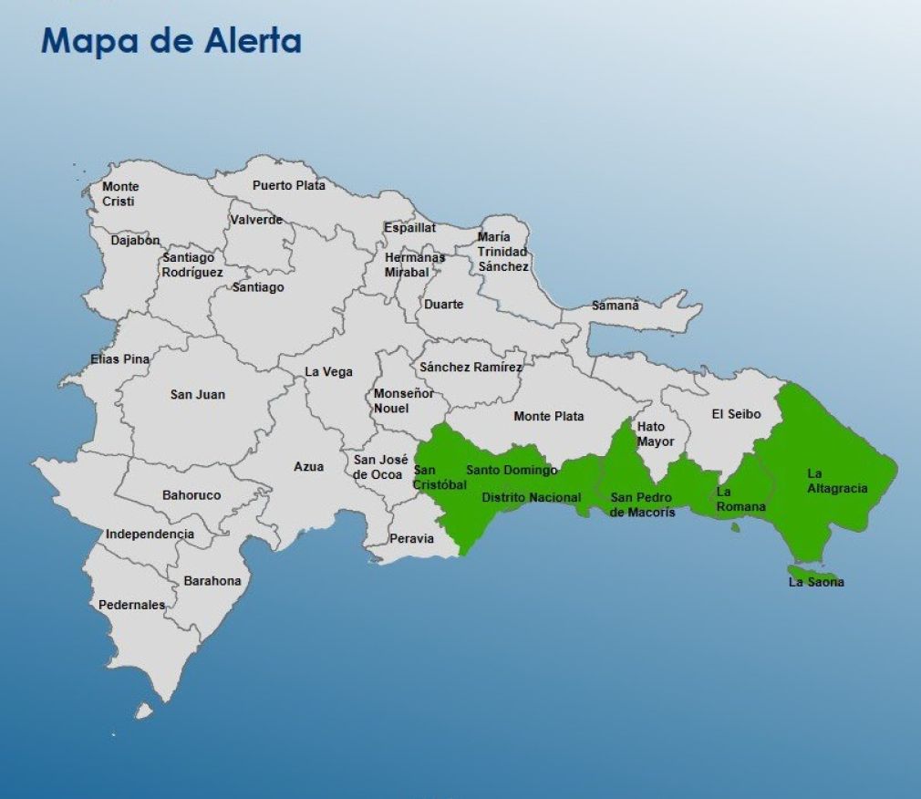 El COE llamó a los ciudadanos tener precaución ante las lluvias que se esperan este miércoles.