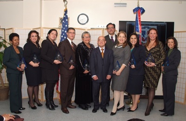 Jueces dominicanos en EEUU son homenajeados por el Consulado de su país por sus éxitos profesionales