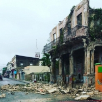Vientos derriban antiguo edificio de correo en SPM: 