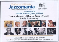 Jazzomanía invita a su 3er Video Jazz Session con el Rey de New Orlean: Louis Armstrong