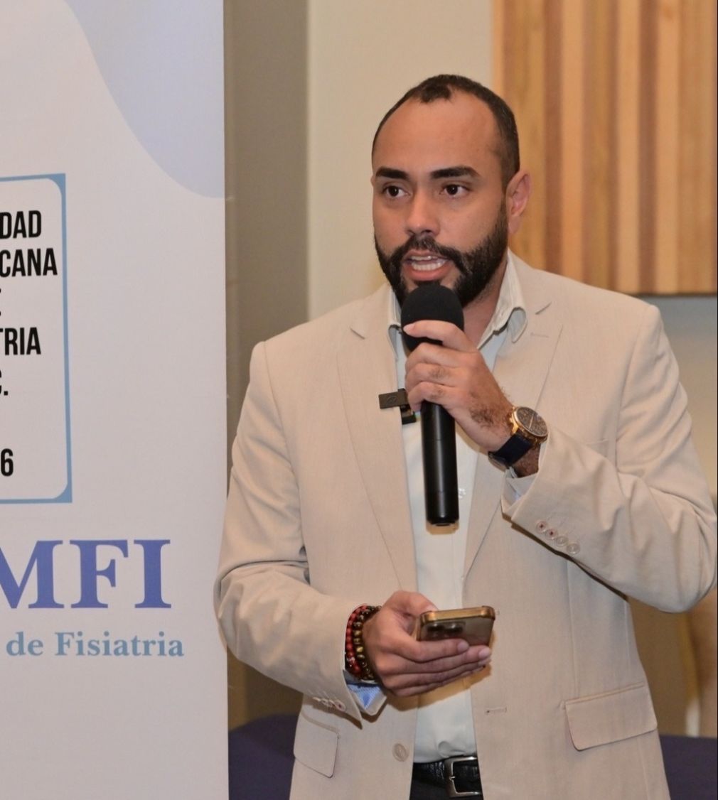 Francisco de la Rosa, presidente electo de la Sociedad Dominicana de Fisiatría.