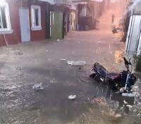 Fuertes lluvias provocan nuevas inundaciones en Dajabón por deficiencia en drenaje pluvial.
