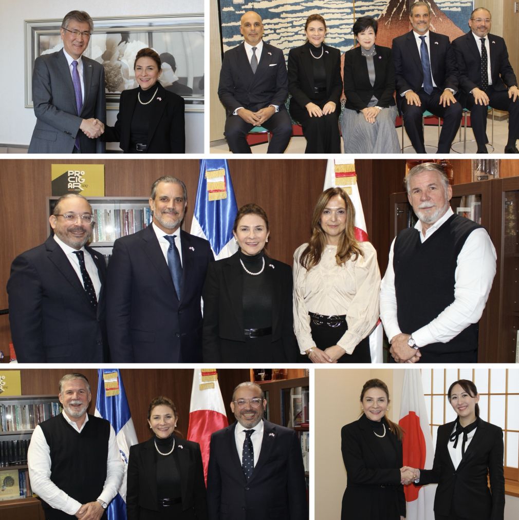 La alcaldesa Carolina Mejía se encuentra desarrollando una agenda en Tokio, Japón, tras la invitación del embajador de Japón en República Dominicana, Hayakawa Osamu.