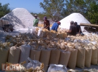 Foto de almacenamiento de sal en Jaquimeyes.