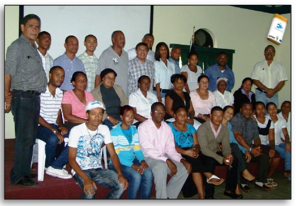Participantes del taller Construyendo Ciudadanía en las Matas de Farfán-