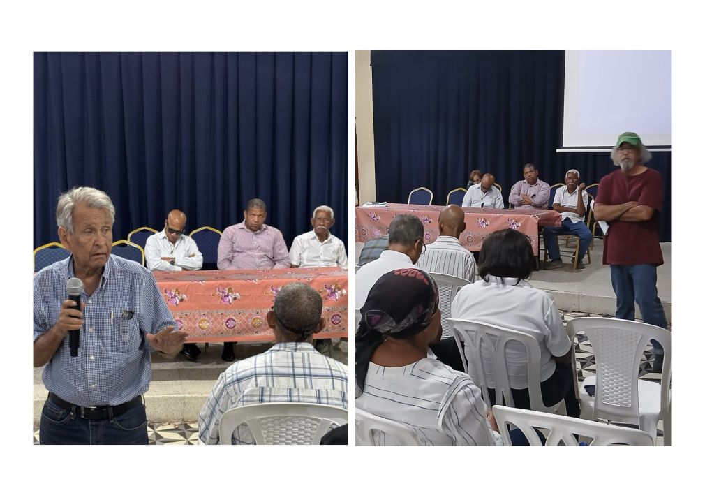 El vocero principal del Comité Nacional de Lucha Contra el Cambio Climático (CNLCC), Enrique de León y el padre Ramón Rogelio Cruz encabezaron la actividad.