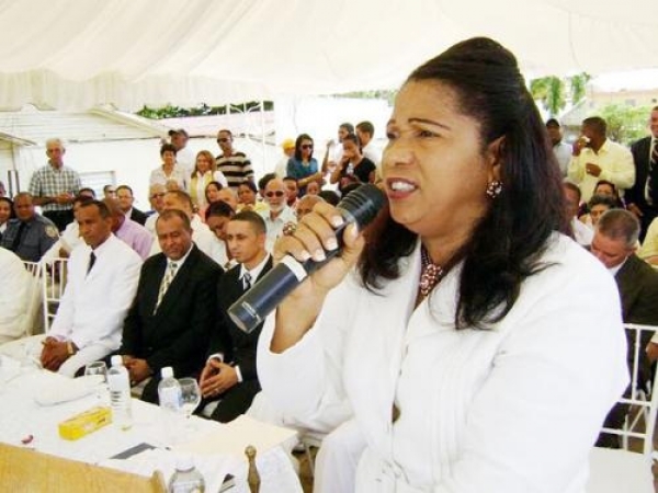 Lorenza Rojas, alcaldesa de Fantino, Cotui.  