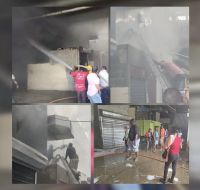 Otro incendio vuelve a afectar el Mercado Fronterizo de Dajabón; apuntan a fallas eléctricas.