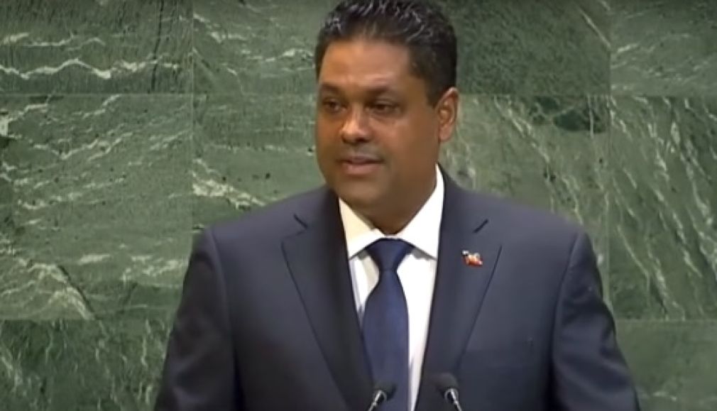 Laurent Saint Cyr desarrolló en su participación varios puntos sobre los objetivos que tiene Haití con la República Dominicana.
