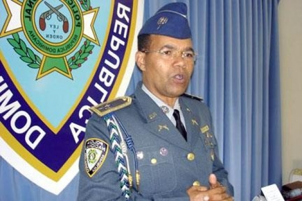 Lorenzo Morillo, relacionista de la Policía en Santiago. 