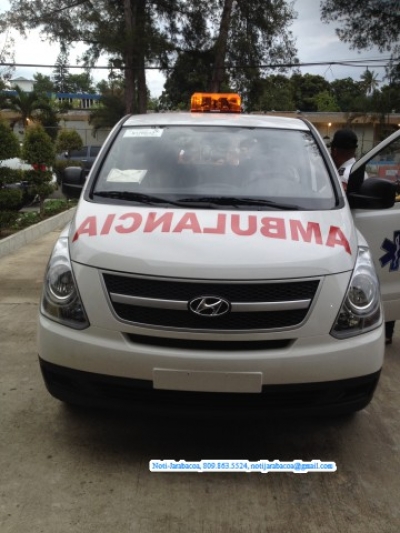 Empreasrio de E.U dona ambulancia a Bomberos de Jarabacoa 