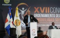 Pedro Richardson durante la asamblea eleccionaria de Fedodim. Foto suministrada por la fuente.