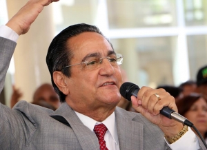 Iván Grullón, rector electo para el cuatrienio 2014-2018 en la Universidad Autónoma de Santo Domingo, UASD.
