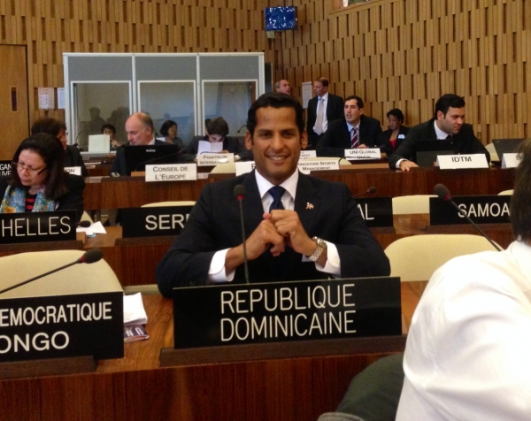 Marco Díaz en la UNESCO