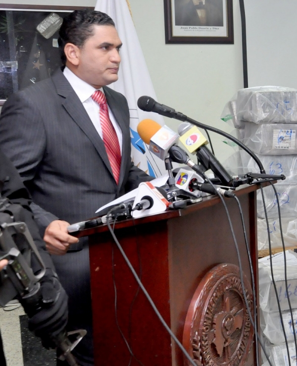 Miguel Medina en la rueda de prensa. 