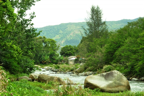 Rio Yaque del Norte en Jarabacoa.