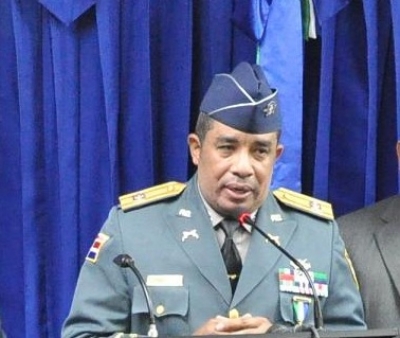 José Armando Polanco Gómez, jefe de la Policía. 