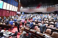 Los diputados aprobaron la resolución respaldando acciones del Estado dominicano ante la crisis haitiana.