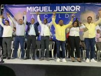 El alcalde Miguel Junior se propone por tercera vez para la alcaldía municipal.
