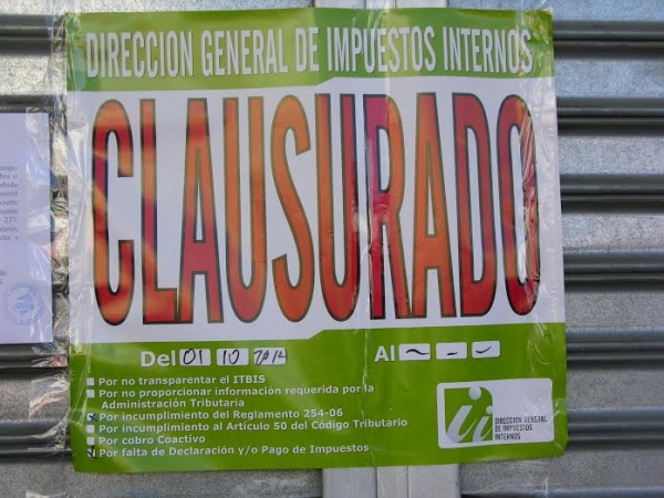 DGII clausura tienda china por evasión de impuestos en Bonao