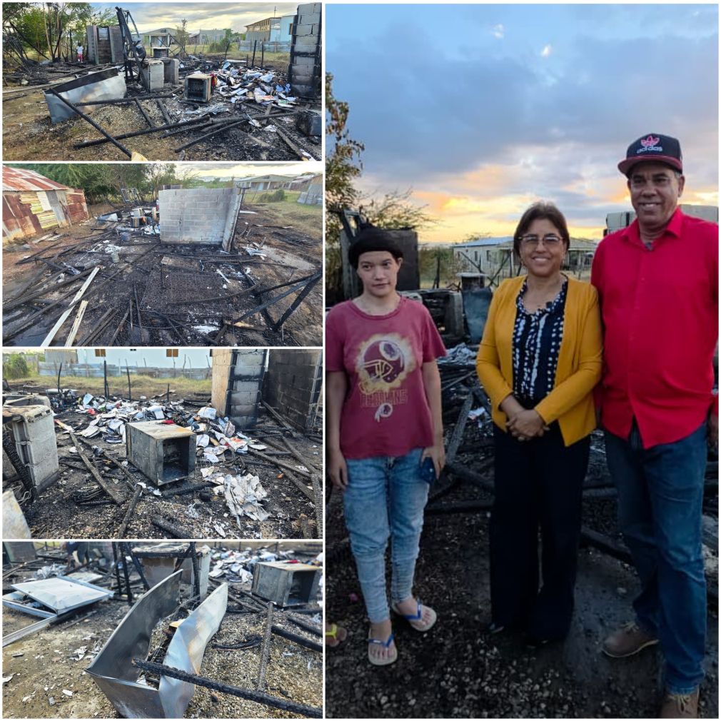 La gobernadora Severina Gil Carreras, se trasladó al lugar junto al director de la junta distrital Tony Morel.