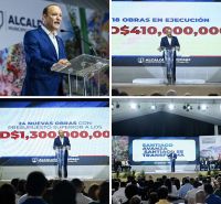 Destacó 18 obras en ejecución con una inversión superior a RD$410 millones.
