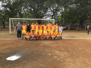 Equipo Leones de Alma Rosa, le ganó a equipo de la Villa Olímpica en el campeonato provincial de fútbol.