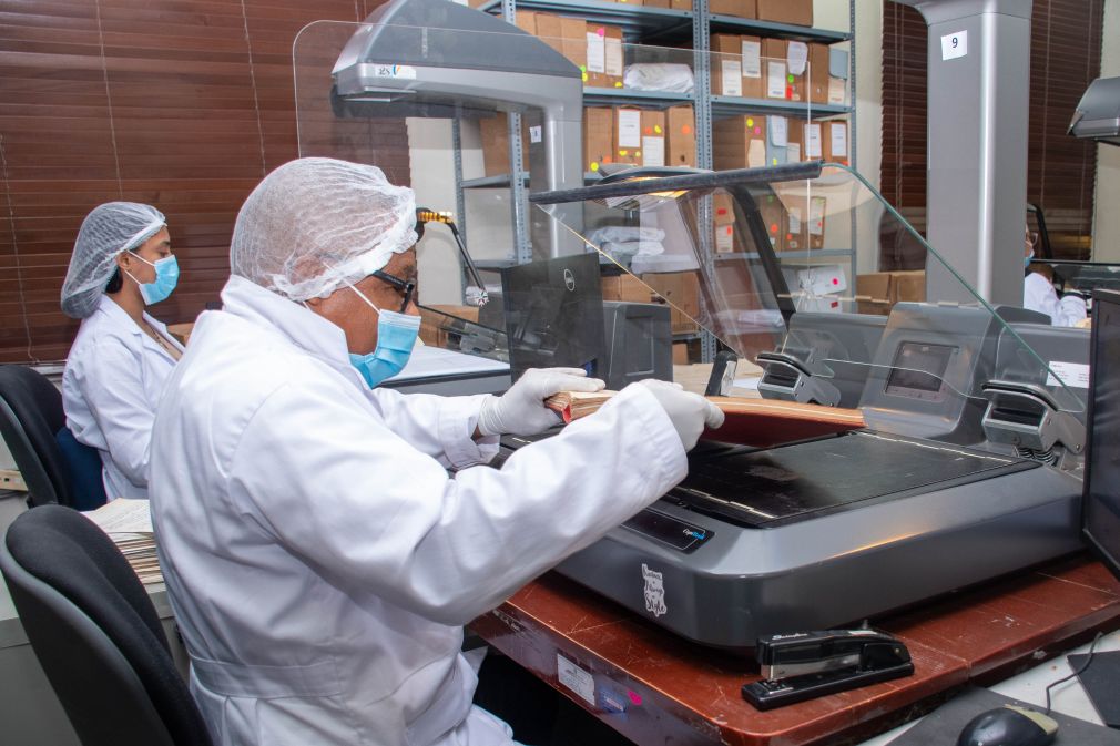 El trabajo técnico que preserva la memoria del país.