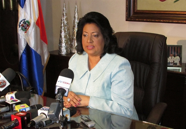 Cristina Lizardo, presidente del Senado y senadora de la provincia Santo Domingo por el Partido de la Liberación Dominicana.