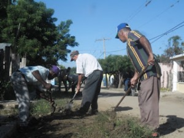 Trabajadores de brigada