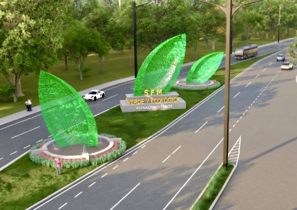 La Alcaldía de San Francisco de Macorís presentó el proyecto «Ciudad Verde y Ecológica», con el cual construirá tres monumentos en las entradas de la ciudad.