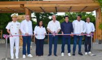 El Presidente Luis Abinader y el ministro de Turismo, David Collado, entregaron el proyecto de mejoramiento de la Laguna Gri-Gri y su entorno en Rio San Juan.