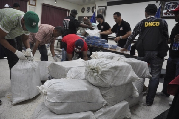 DNCD ocupa 928 paquete de cocaína entró por el Sur