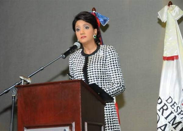 Candy de Montilla, primera dama de la República Dominicana.